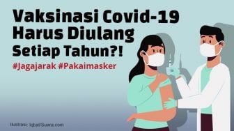 INFOGRAFIS: Vaksinasi Covid-19 Harus Diulang Setiap Tahun?