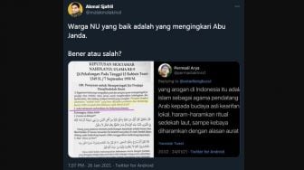 Viral Muktamar NU Haramkan Sedekah Bumi, Warganet Kaitkan Dengan Abu Janda