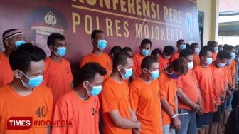 Polres Mojokerto Ungkap 17 Kasus Narkoba Per 1-27 Januari 2021