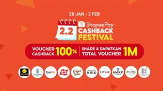 Jangan Ketinggalan, 2.2 ShopeePay Cashback Festival akan Meriahkan Februari