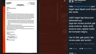 Viral Eiger Protes Review Youtuber Gara-gara Hal Sepele, Publik Kecewa