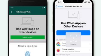 WhatsApp Web Tambah Fitur Sensor Wajah atau Sidik Jari Sebelum Login