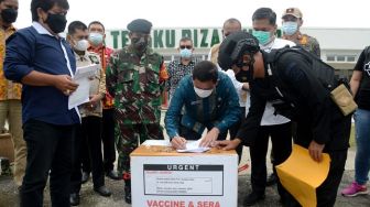 Pemprov Sumut Kembali Terima 32.880 Vial Vaksin Covid-19