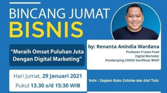 Webinar Gratis, Bank BJB Bagikan Tips Cuan dengan Digital Marketing