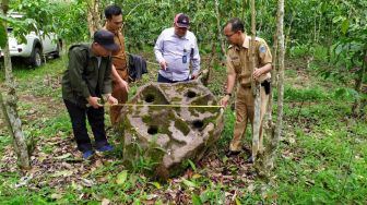 Lima Batu Masa Megalitikum Kembali Ditemukan di Lahat, Bentuknya Seragam