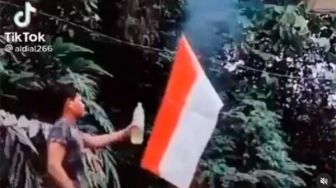 Terungkap! Video Bakar Bendera Merah Putih, Warga Aceh Tinggal di Malaysia