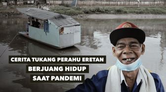 Jasa Perahu Eretan Tetap Bertahan di Kala Pandemi