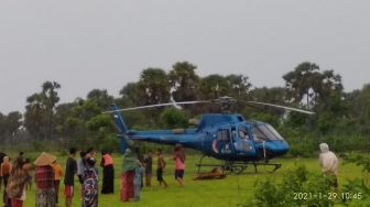 Warga Lihat Helikopter BPBD Berputar-putar Dikira Mau Jatuh, Angkut Pejabat