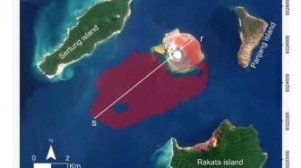 Tsunami Banten 2018 Ciptakan Endapan Seluas 15 Km Persegi di Selat Sunda