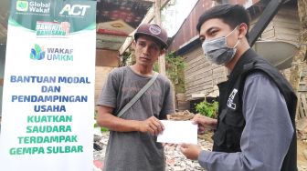 Bantu Pulihkan Ekonomi, ACT Bantu Modal Pelaku UMKM Terdampak Gempa Sulbar