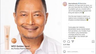 Gandeng Bapak-bapak Jadi Model, Brand Makeup Lokal Ini Banjir Pujian