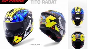 NHK GP Prime, Helm Full Face Replika Milik Tito Rabat dengan Harga Seru
