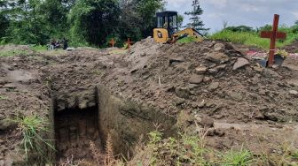 Tertinggi, Pemakaman Pasien Covid-19 TPU Madurejo pada 2021 Tembus 14 Kali