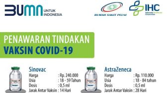 Info RS Pelni Buka Layanan Vaksin Corona Mandiri Ditarik, Ini Penjelasannya