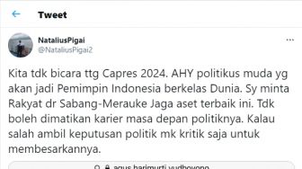 Natalius Pigai: AHY Pemimpin Kelas Dunia, Jangan Matikan Karier Politiknya