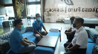Angkasa Pura I Bali Terima 4000 Masker Dari Biznet