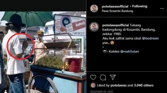 Viral Foto Lawas Pasar Kosambi, Publik Heboh Lihat Outfit Tukang Kedondong