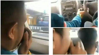 Viral 5 Mahasiswa Unila Terobos Jalan di Metro Ngaku Polisi