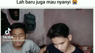 Pemuda Ini Syok Saat Nyanyi Langit Menggelegar, Warganet: Teguran Tuhan