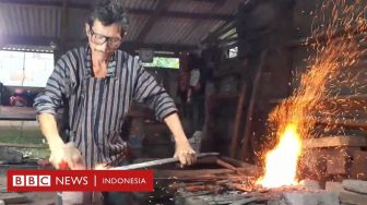 Kisah Juyono Sang Pandai Besi dari Kampung Kaligetas