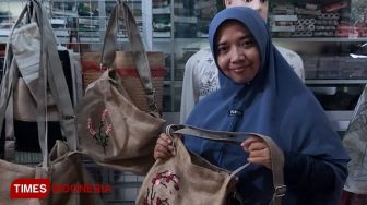 Cantik dan Estetik, Handicraft Karung Goni Buatan Warga Madiun