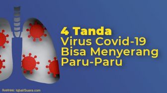 INFOGRAFIS: 4 Tanda Virus Covid-19 Bisa Menyerang Paru-Paru