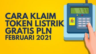 INFOGRAFIS: Cara Klaim Token Listrik Gratis PLN Februari 2021