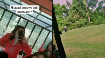 Viral Wanita Pamer Enaknya Jadi Caddy Golf, Uang Tipnya Bikin Menelan Ludah