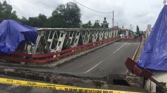 Ambles 2 Meter, Jembatan di Jalur Pantura Pemalang-Pekalongan Telat Diganti