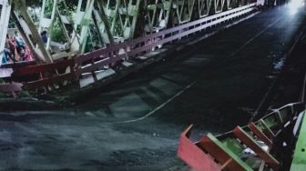 Jembatan di Jalur Pantura Pemalang Ambles, Lalu Lintas dari Jakarta Macet