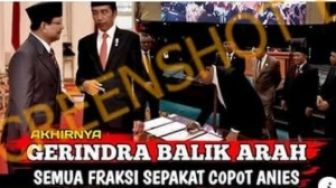 CEK FAKTA: Benarkah Semua Fraksi DPRD DKI Sepakat Copot Anies Baswedan?