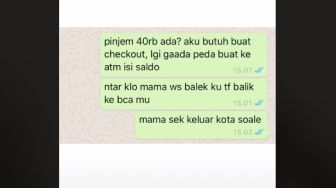 Minta Tolong Pacar Transfer Rp 40 Ribu, Gadis Ini Kaget saat Cek Rekening