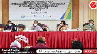 Pemda Gorut Akomodir Apratur Dalam Kepesertaan BPJS Ketenagakerjaan