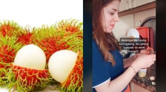 Viral Video Bule Turki Cicipi Rambutan, Cara Makannya Bikin Publik Terkejut