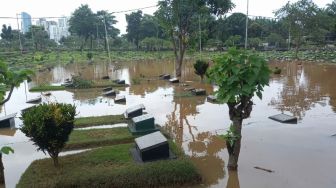 Diguyur Hujan Lebat, TPU Karet Bivak Kebanjiran