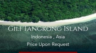 Gili Tangkong, Pulau Eksotik di Lombok Dijual di Situs Online