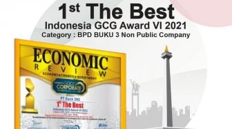 Bank DKI Raih The Best Indonesia GCG Award 2021