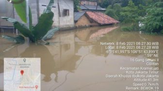 Sebanyak 84 RT di Jakarta Tergenang Banjir, Paling Tinggi Capai 1,8 Meter di Cililitan Jaktim