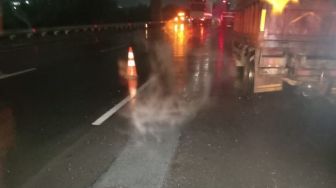 Penyebab Puluhan Mobil Pecah Ban di Km 39 Tol Jakarta-Cikampek Terungkap