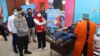 Personel Polri Penyintas Covid-19 Ramai-ramai Donor Plasma Konvalesen