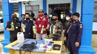 KKP Berhasil Tangkap Empat Pelaku Bom Ikan di Perairan Sulteng