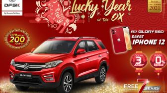 Promo Februari 2021, Beli DFSK Glory 560 Gratis iPhone 12