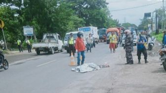 Pengantin Baru Tewas Terlindas Truk di Magersari