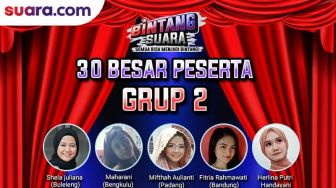 LIVE STREAMING: Seleksi 10 Finalis Grup 2 Bintang Suara