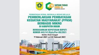 Kabupaten Bogor Mulai Terapkan PPKM Mikro