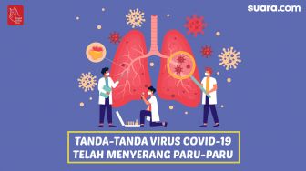Videografis: Tanda-Tanda Virus Covid-19 Telah Menyerang Paru-Paru
