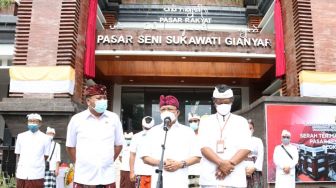 Didanai APBN, Gubernur Koster Wujudkan Pembangunan Pasar Seni Sukawati