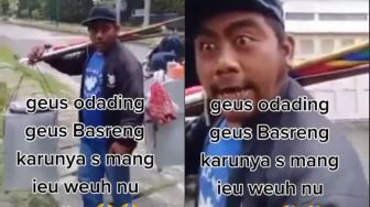 Jualan Apa Ngajak Ribut? Viral Video Pedagang Odading Ngegas sampai Melotot