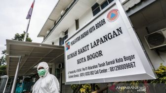 Belum Satu Bulan Beroperasi, RS Lapangan COVID-19 Kota Bogor Hampir Penuh