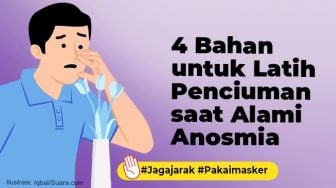 INFOGRAFIS: 4 Bahan untuk Latih Penciuman saat Alami Anosmia